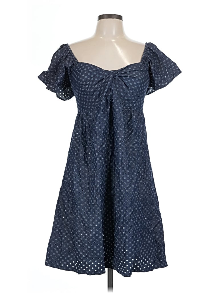 Pre-owned La Relaxed Casual Dress In Blue