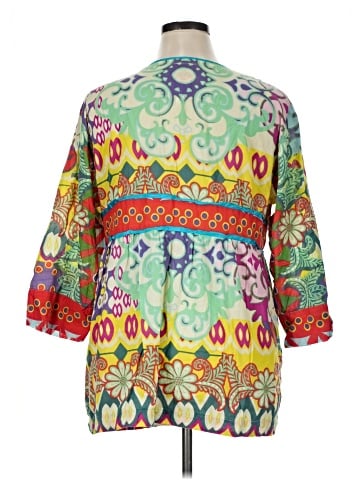 Johnny Was 3/4 Sleeve Blouse (view 2)