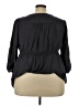 Torrid Black 3/4 Sleeve Blouse Size 3X Plus (3) - photo 2