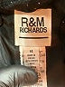 R&M Richards Floral Black Blazer Size 14 - photo 6