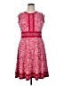 MICHAEL Michael Kors Paisley Red Cocktail Dress Size XL - photo 1