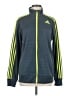 Adidas 100% Polyester Blue Track Jacket Size M - photo 1