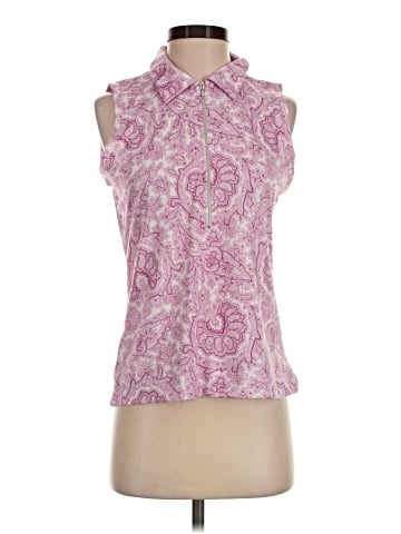 GG Blue Sleeveless Blouse (view 1)