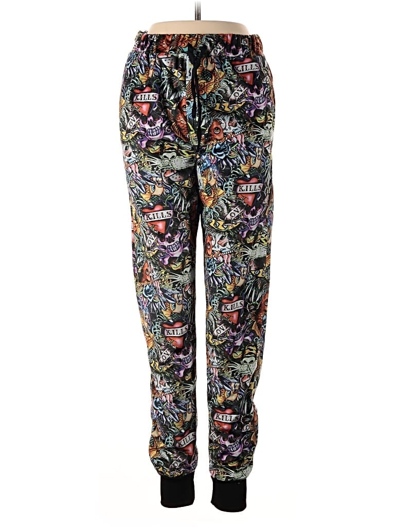Pre-owned Ed Hardy Sweatpants In Black