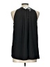 Catherine Malandrino 100% Polyester Black Sleeveless Blouse Size L - photo 2