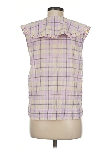 Ganni Sleeveless Button-Down Shirt (view 2)