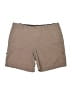 Eddie Bauer Solid Brown Tan Khaki Shorts Size 10 - photo 1