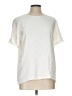 Ann Taylor Ivory Short Sleeve Blouse Size L - photo 1