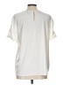 Ann Taylor Ivory Short Sleeve Blouse Size L - photo 2