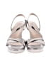Naturalizer Metallic Silver Sandals Size 9 (wide) - photo 2