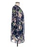 ASOS 100% Polyester Blue Kimono Size 8 - photo 4