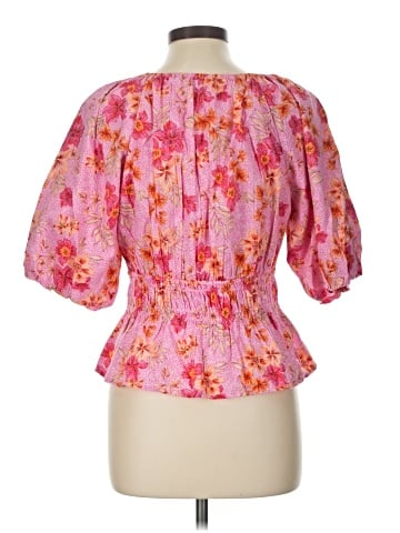 Ann Taylor LOFT 3/4 Sleeve Blouse (view 2)