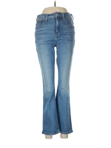 Madewell Kick Out Crop Jeans in Oneida Wash (view 1)