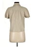 Theory Tan Short Sleeve Blouse Size 6 - photo 2