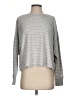 Lucky Brand Stripes Silver Pullover Sweater Size S - photo 1