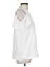 Calvin Klein 100% Polyester Ivory Sleeveless Blouse Size L - photo 4