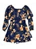 Speechless 100% Polyester Floral Blue Dress Size 14 - photo 1