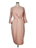 ASOS 100% Polyester Solid Tan Casual Dress Size 14 - photo 1