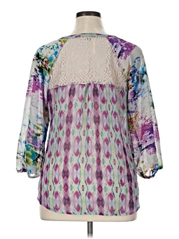 Figueroa & Flower 3/4 Sleeve Blouse (view 2)
