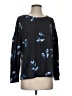 Liz Claiborne Floral Black Pullover Sweater Size S - photo 1