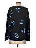 Liz Claiborne Floral Black Pullover Sweater Size S - photo 2