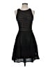 BCBGMAXAZRIA Stripes Black Cocktail Dress Size S - photo 1