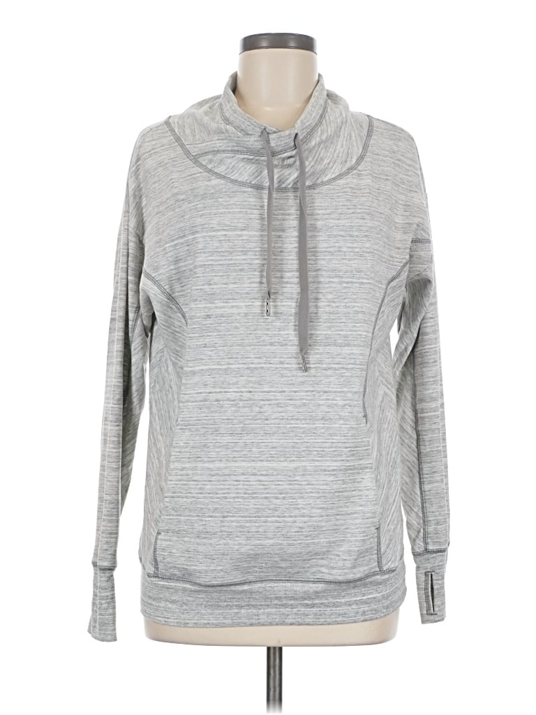 Pre-owned Zella Pullover Sweater In Silver