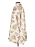 Topshop 100% Polyester Print Ivory Long Sleeve Blouse Size 12 - photo 5