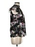 Erdem 100% Polyester Floral Black Short Sleeve Blouse Size 6 - photo 4