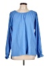 Jessica Simpson 100% Polyester Blue Long Sleeve Blouse Size L - photo 1