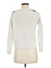 Talbots Chevron-herringbone White Pullover Sweater Size Med Petite - photo 2