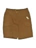Weatherproof Solid Brown Cargo Shorts Size 6 - photo 1