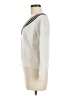 Talbots Chevron-herringbone White Pullover Sweater Size Med Petite - photo 5