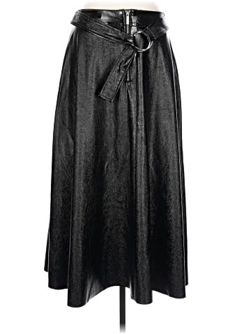 Topshop Faux Leather Skirt (view 1)
