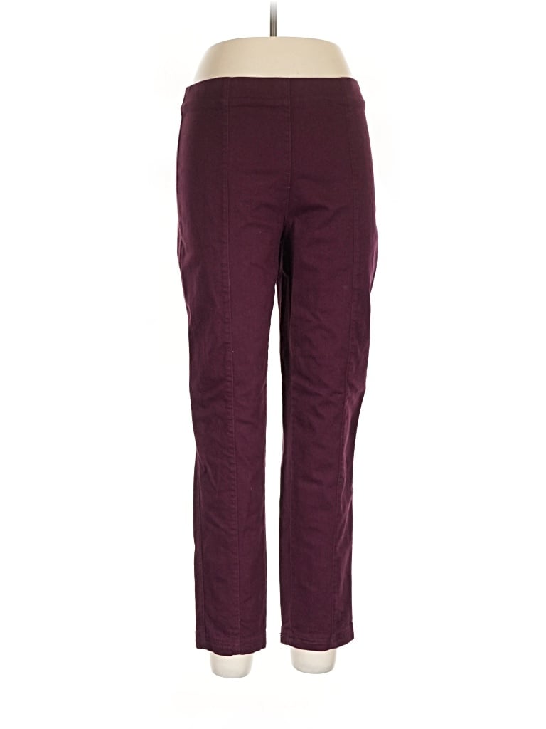 Pre-owned Intro Active Pants In Burgundy