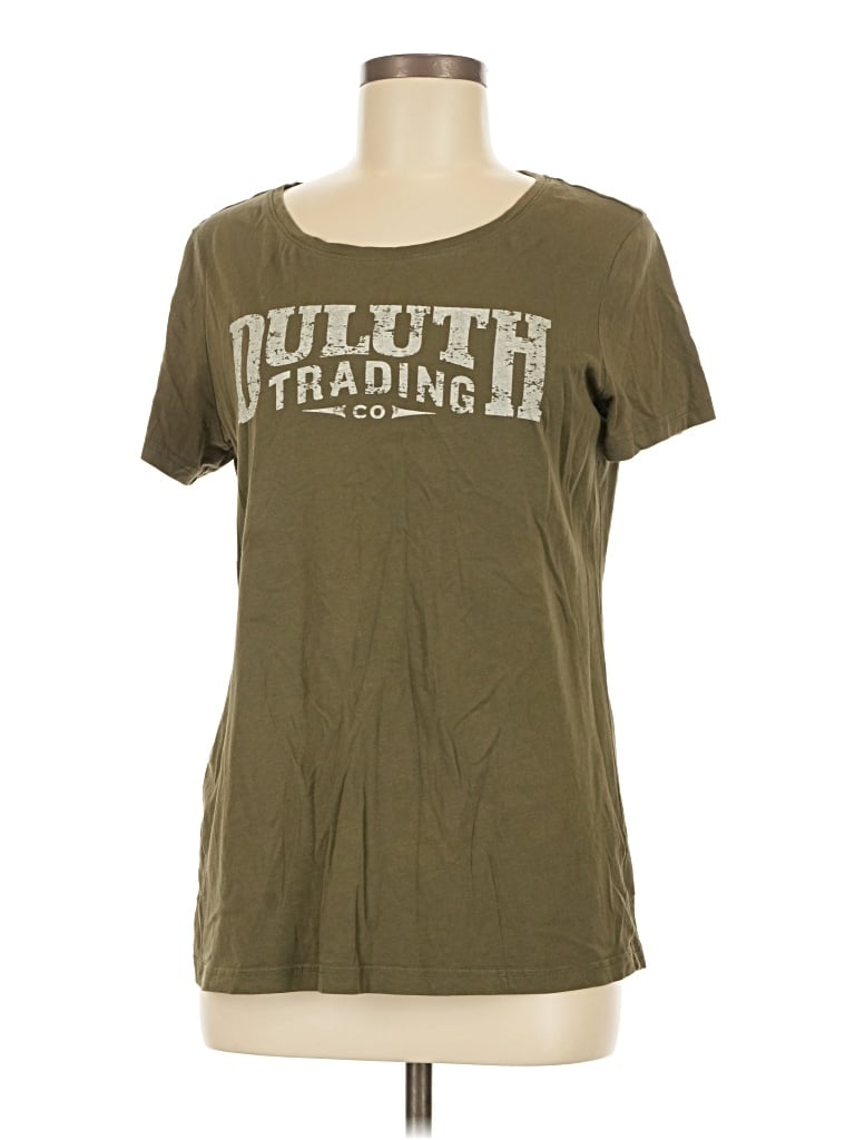 Pre-owned Duluth Trading Co. Short Sleeve T-shirt In Green