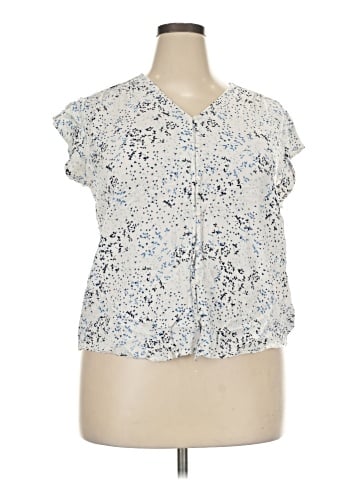 Liz Claiborne Short Sleeve Blouse (view 1)