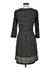 Max Studio Polka Dots Black Casual Dress Size L - photo 2