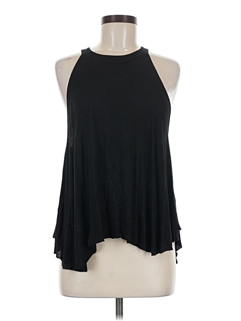 Pre-owned Kimchi Blue Sleeveless Top Black Halter Neckline Tops