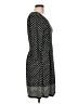 Max Studio Polka Dots Black Casual Dress Size L - photo 4