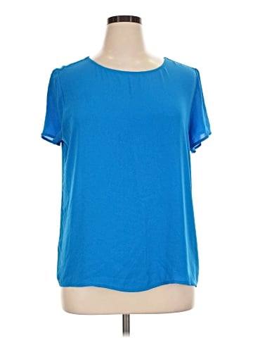 Ann Taylor LOFT Short Sleeve Blouse (view 1)