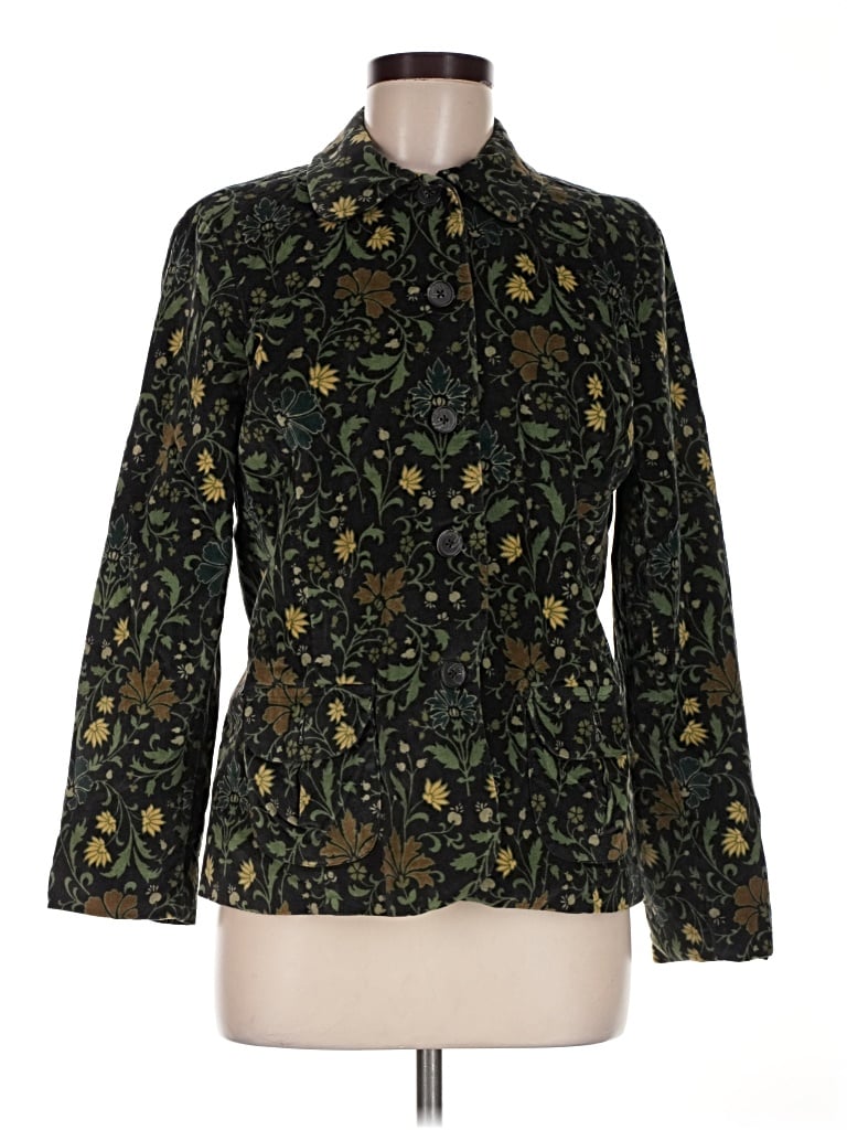 Pre-owned Lands' End Jacket In Green