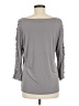 Susan Graver Gray 3/4 Sleeve Top Size M - photo 2