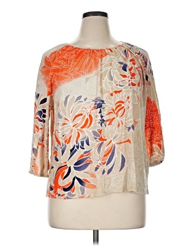 Chico's 3/4 Sleeve T-Shirt (view 1)
