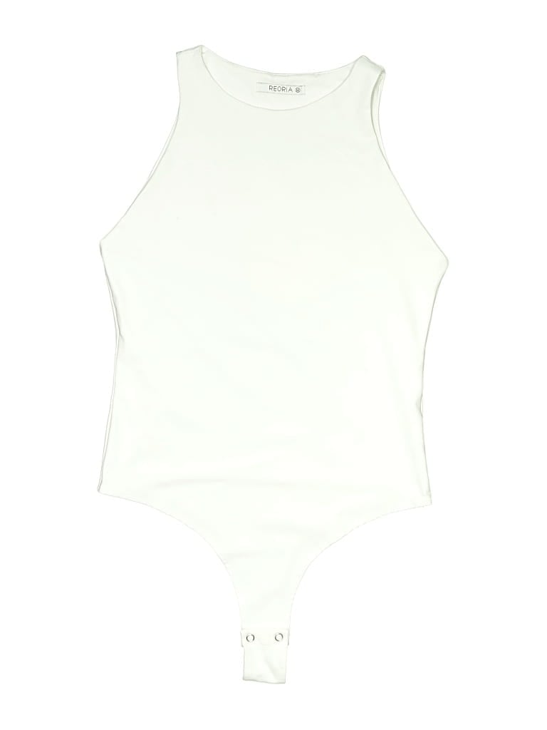 Pre-owned Reoria Bodysuit In White