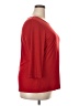 Croft & Barrow Red 3/4 Sleeve Top Size XXL - photo 4