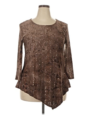 New Directions 3/4 Sleeve Blouse (view 1)