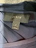 J.Crew 100% Polyester Solid Black Casual Dress Size 2 - photo 7