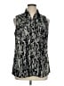 Notations Black Sleeveless Blouse Size 1X - photo 1