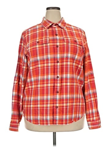 L.L.Bean Long Sleeve Button-Down Shirt (view 1)